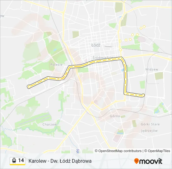 14 Light Rail Line Map