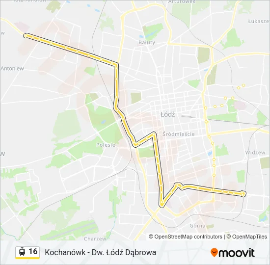 16 Light Rail Line Map