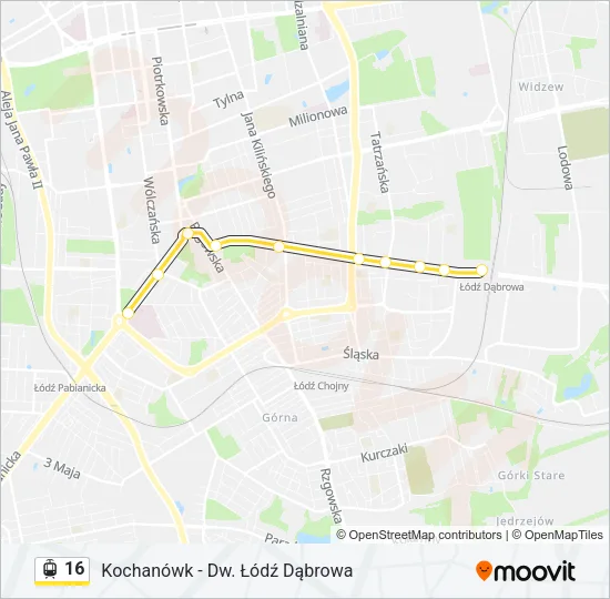 16 Light Rail Line Map