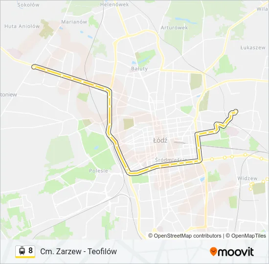 8 Light Rail Line Map