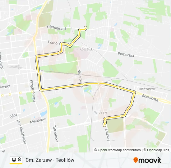 8 Light Rail Line Map