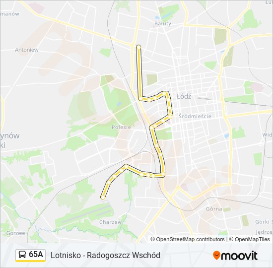 65A bus Line Map