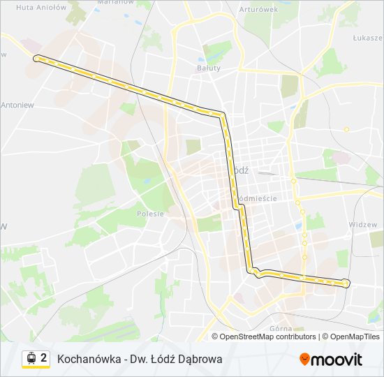 2 Light Rail Line Map