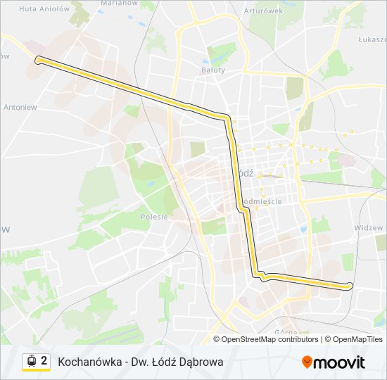 2 light rail Line Map