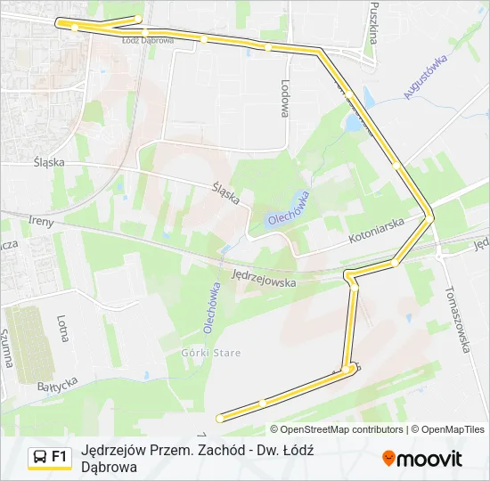 F1 Bus Line Map