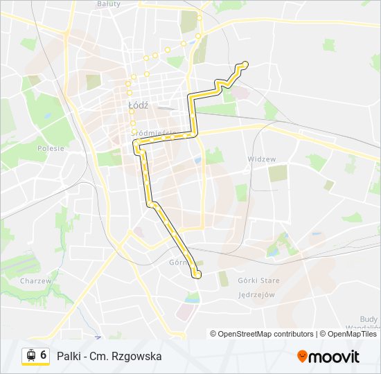 6 Light Rail Line Map