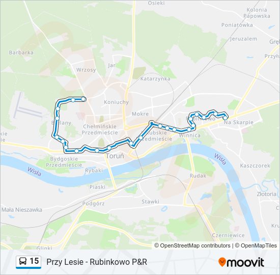 15 bus Line Map