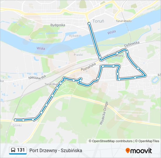 131 bus Line Map