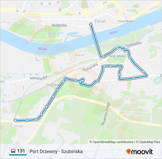 131 bus Line Map