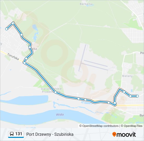 131 bus Line Map