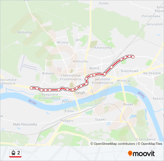 2 light rail Line Map