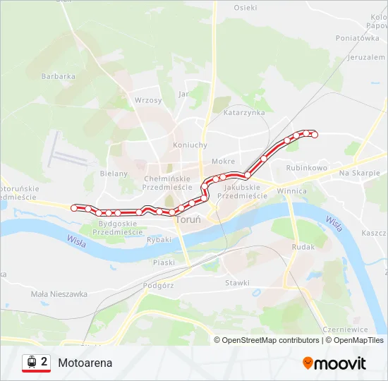 2 Light Rail Line Map