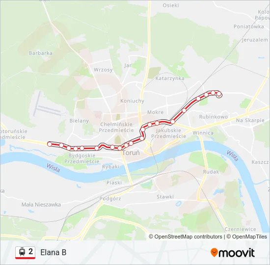 2 Light Rail Line Map