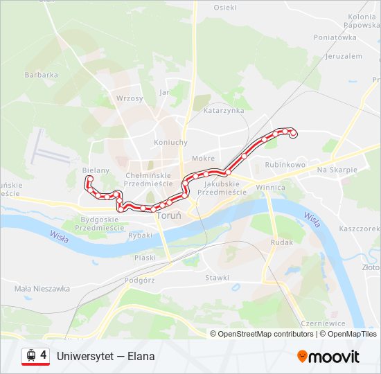 4 light rail Line Map