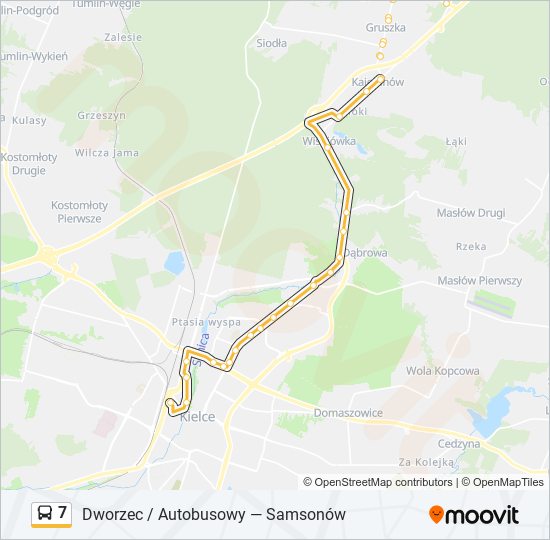 7 bus Line Map