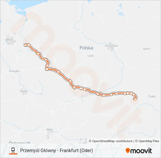 IC 37002 Train Line Map