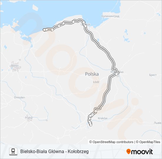 EIC 4850 Train Line Map