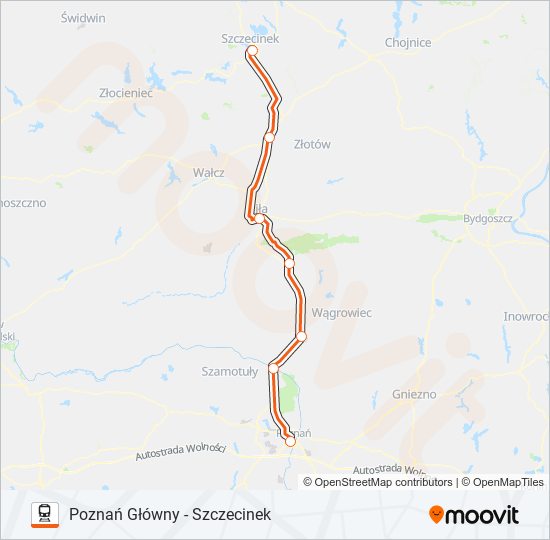 IC 78173 train Line Map