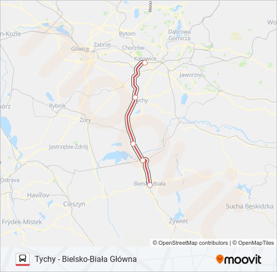 ZKA IC 5420 bus Line Map