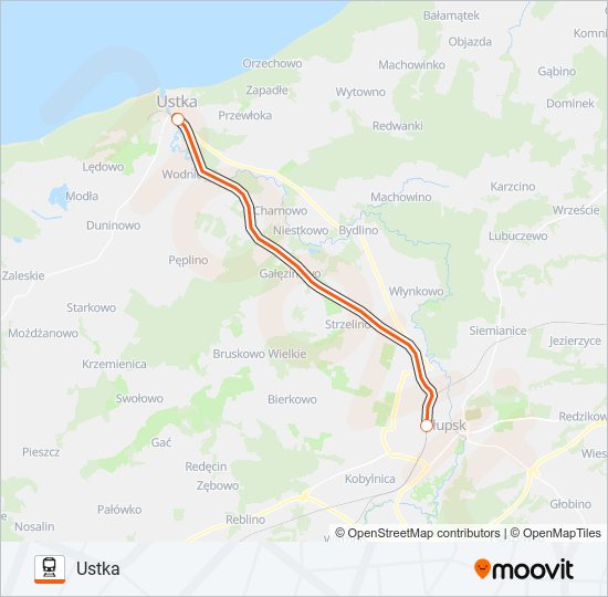 IC 88151 Train Line Map