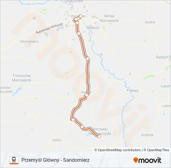 IC 31104 train Line Map