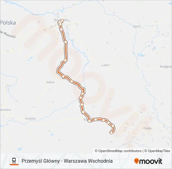 IC 31104 Train Line Map