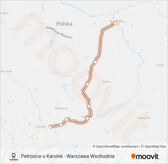 IC 41010 Train Line Map