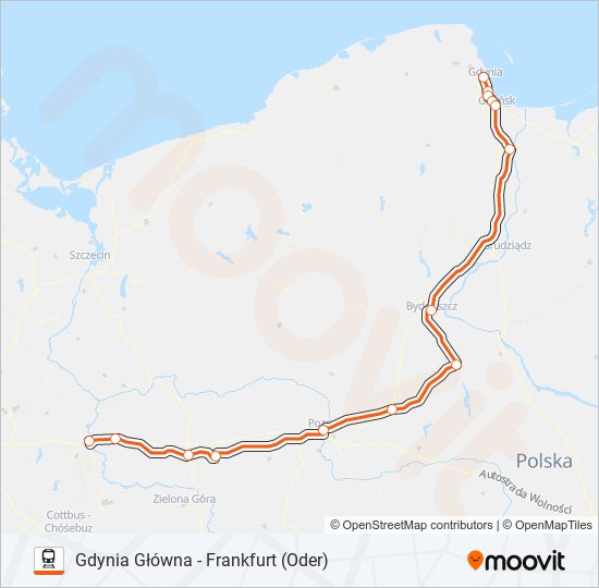 IC 57000 Train Line Map