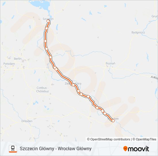 IC 86104 Train Line Map