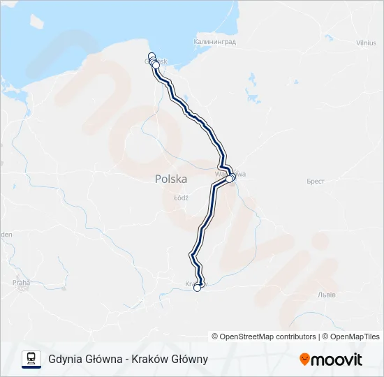 EIP 5310 Train Line Map
