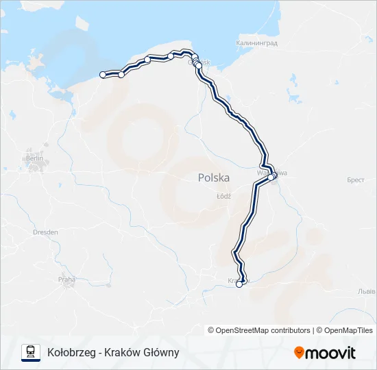 EIP 8300 Train Line Map