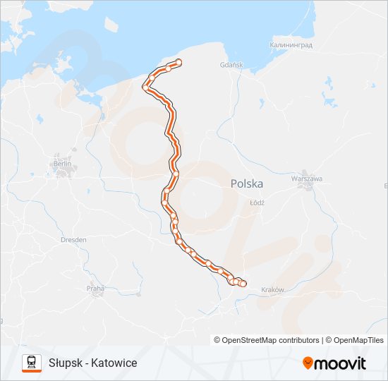 IC 84101 train Line Map