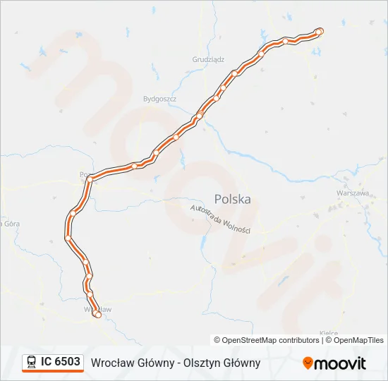 IC 6503 Train Line Map