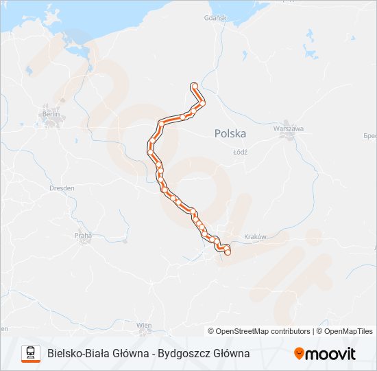 IC 45150 Train Line Map