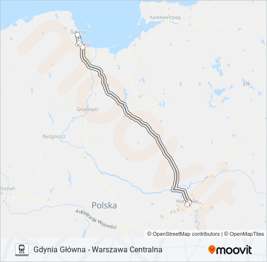 EIC 5148 train Line Map