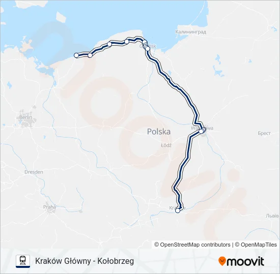 EIP 3800 Train Line Map