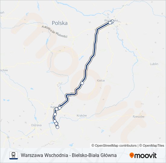 EIP 1400 train Line Map