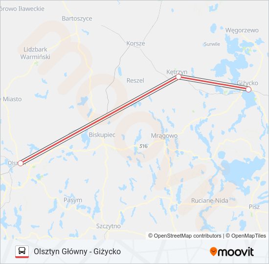 ZKA IC 50113 bus Line Map