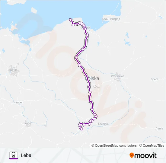 TLK 45070 Train Line Map
