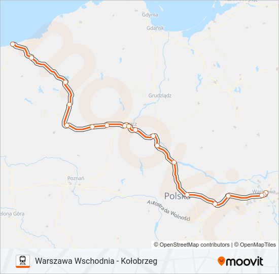 IC 18100 Train Line Map