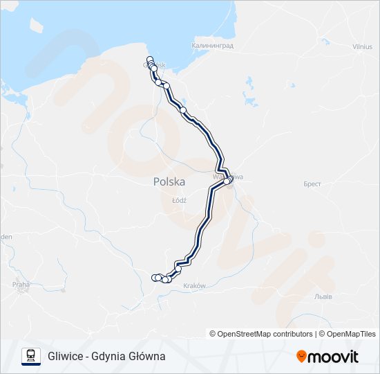 EIP 4502 Train Line Map