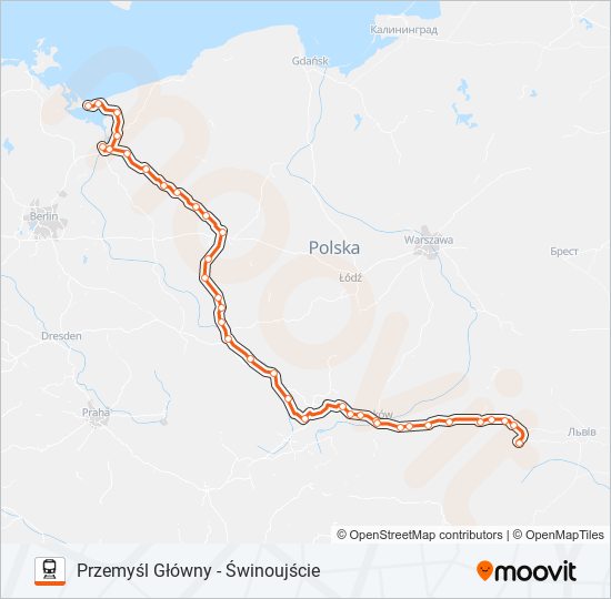 IC 38172 Train Line Map