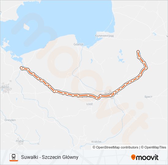 IC 18102 train Line Map