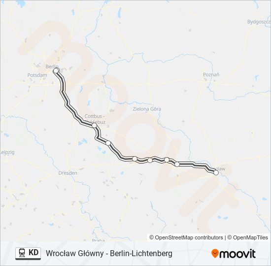 KD train Line Map