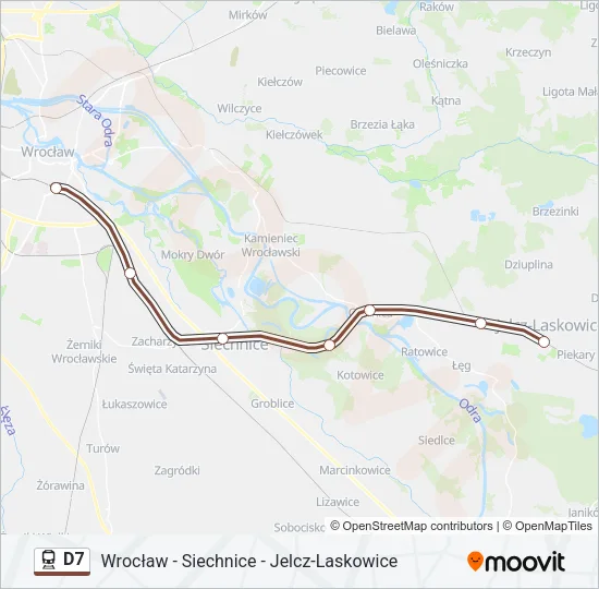 D7 Train Line Map