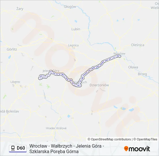 D60 Train Line Map
