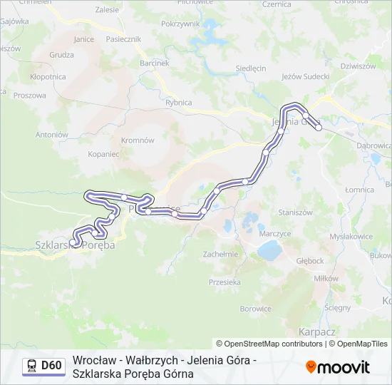 D60 Train Line Map