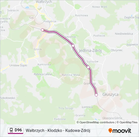 D96 Train Line Map