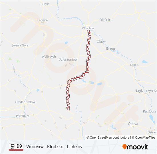 D9 train Line Map