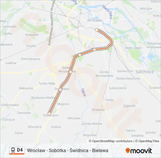 D4 Train Line Map